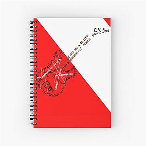 Eddie Van Halen Guitar  Spiral Notebook