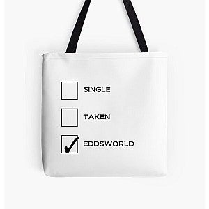 Single, Taken, Eddsworld All Over Print Tote Bag RB1509