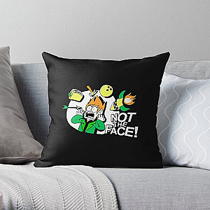 Eddsworld Not The Face Throw Pillow RB1509