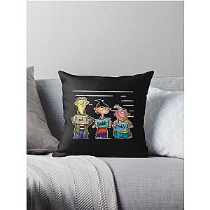 Ed Edd Eddy In Prison Throw Pillow