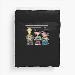 Ed Edd Eddy In Prison Duvet Cover