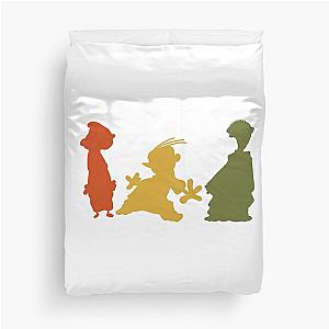 Ed, Edd n Eddy Silhouettes Duvet Cover