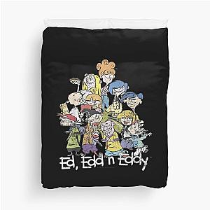 Ed. Edd.n.Eddyzz Group Shot Logo Duvet Cover