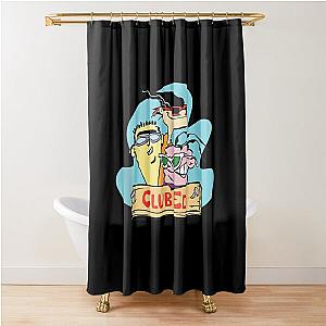 Ed Edd.n.Eddyzz Club Ed Zip Shower Curtain