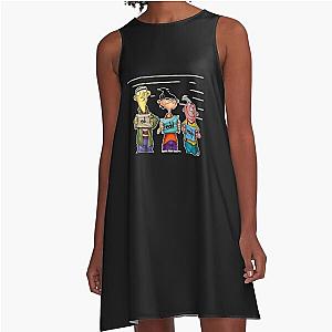 Ed Edd Eddy In Prison A-Line Dress