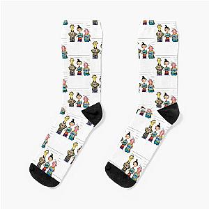 Vintage Animated Television Series - Classic Cartoon  Socks