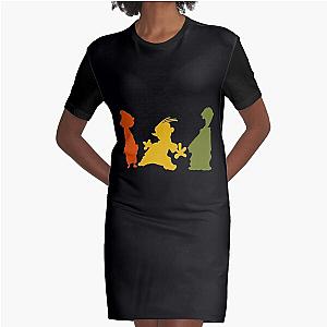 Ed Edd N Eddy Ed, Edd n Eddy Silhouettes Graphic T-Shirt Dress