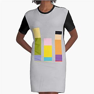 Ed Edd n Eddy Minimalist Art Graphic T-Shirt Dress