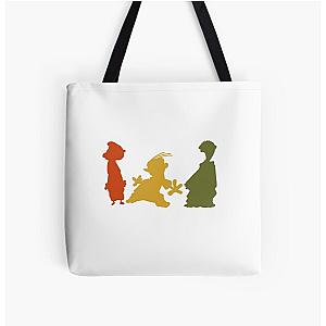 Ed, Edd n Eddy Silhouettes All Over Print Tote Bag