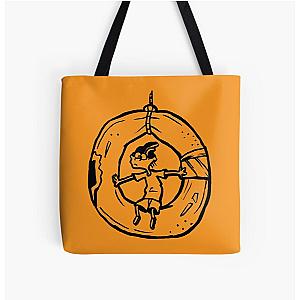 Edd from Ed, Edd, & Eddy™ on a Swing All Over Print Tote Bag