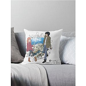 Eden of the East Throw Pillow