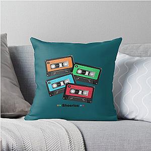 Ed Sheeran - Album Collection (Cassette Tapes)  Throw Pillow RB1608