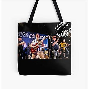 Max & The Jellied Eels Inc Band All Over Print Tote Bag