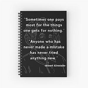 Albert Einstein quote Spiral Notebook