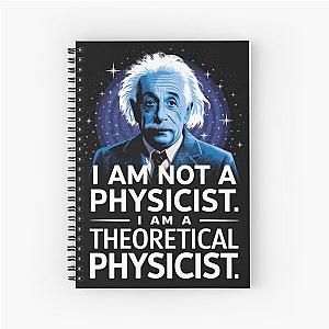 albert einstein theoretical physicist Spiral Notebook