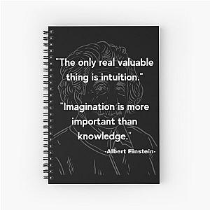 Albert Einstein quote Spiral Notebook