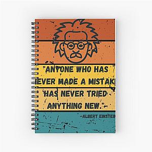 Albert Einstein quote Spiral Notebook