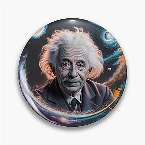 Albert Einstein Cosmic Image Pin