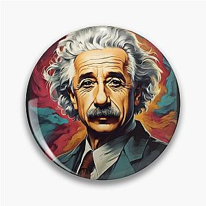 Albert Einstein vintage poster Pin