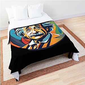 Albert Einstein logo 2 Comforter