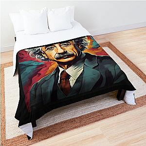 Albert Einstein vintage poster Comforter