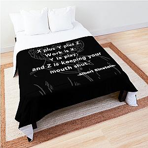 Albert Einstein quote Comforter