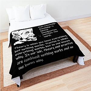 quotes by Einstein Comforter