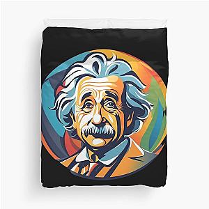 Albert Einstein logo 2 Duvet Cover