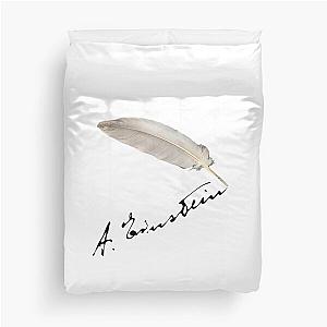 Albert Einstein’s signature  Duvet Cover