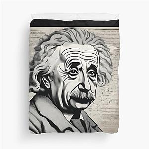 Albert Einstein formulas Duvet Cover