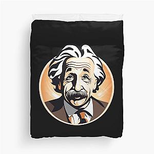 Albert Einstein scientific mathematician: physics + relativity  Duvet Cover