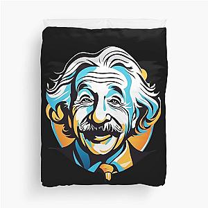 Albert Einstein logo 4 Duvet Cover