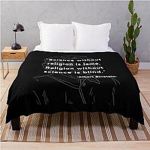 Albert Einstein quote Throw Blanket