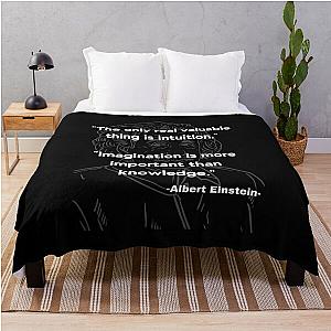 Albert Einstein quote Throw Blanket