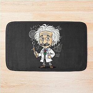 albert einstein  Bath Mat