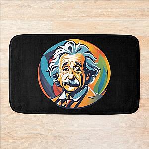 Albert Einstein logo 2 Bath Mat