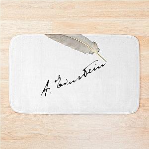 Albert Einstein’s signature  Bath Mat