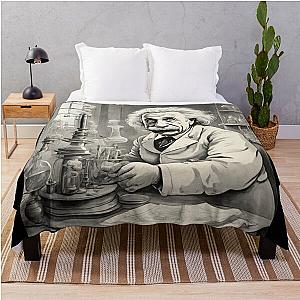 Albert Einstein’s laboratory Throw Blanket