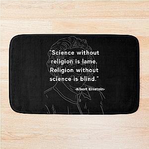 Albert Einstein quote Bath Mat