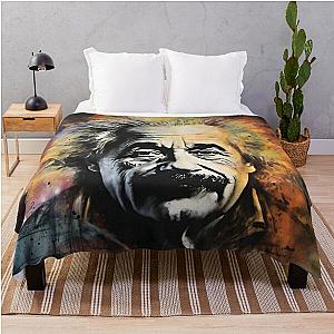 Albert Einstein And The Physics of Relativity Throw Blanket