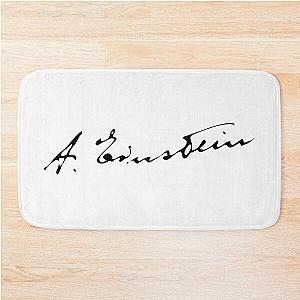 Albert Einstein’s signature  Bath Mat