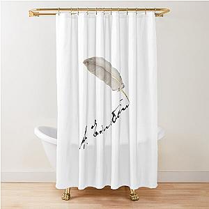 Albert Einstein’s signature  Shower Curtain