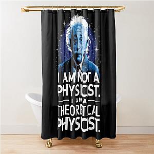 albert einstein theoretical physicist Shower Curtain