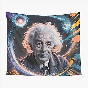 Albert Einstein Cosmic Image Tapestry