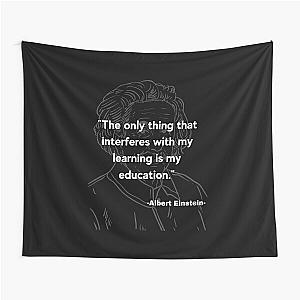 Albert Einstein quote Tapestry