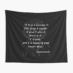 Albert Einstein quote Tapestry