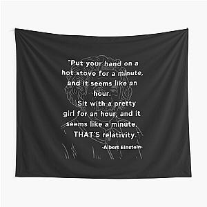 Albert Einstein quote Tapestry