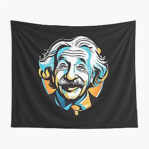 Albert Einstein logo 4 Tapestry