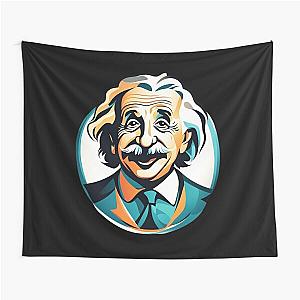 of Albert Einstein logo 3 Tapestry