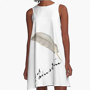 Albert Einstein’s signature  A-Line Dress